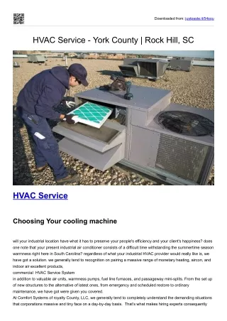 HVAC service