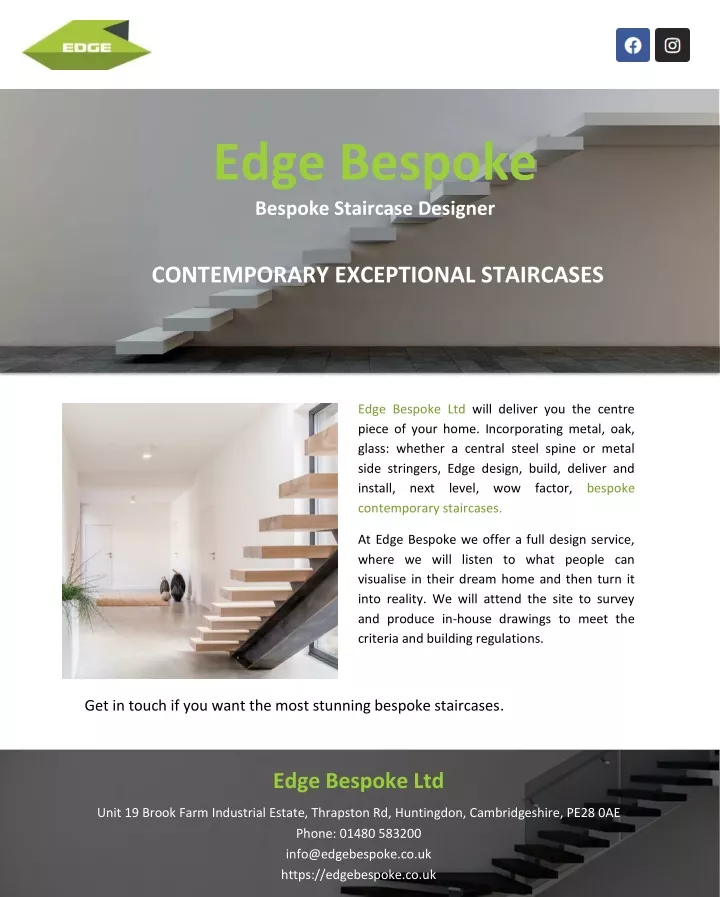 edge bespoke bespoke staircase designer