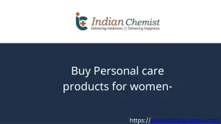 Buy Personal Care Products | Personal Care Products