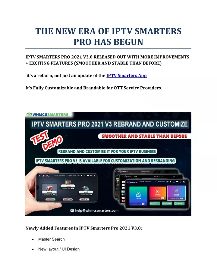 the new era of iptv smarters pro has begun