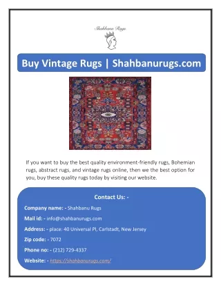 buy vintage rugs shahbanurugs com