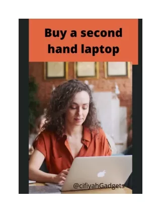 Is it recommended to buy a second hand used laptop