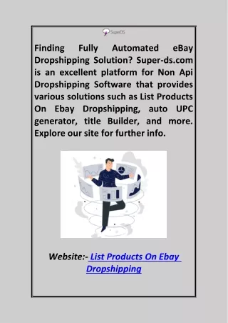finding dropshipping solution super