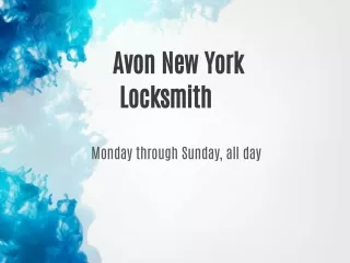 Avon New York Locksmith