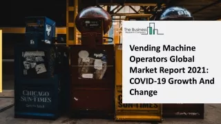 vending machine operators global market report