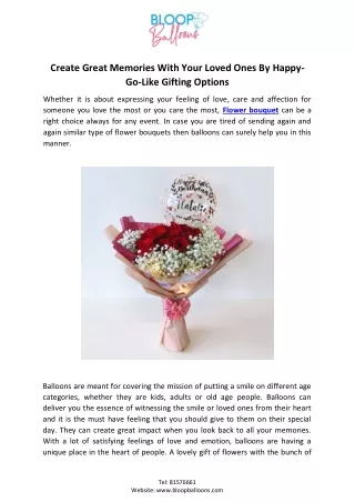 Flower bouquet