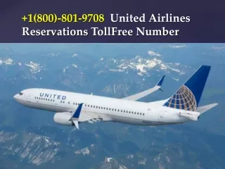 1-800-801-9708 United Airlines Toll Free Number | United airlines phone number