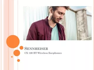 Sennheiser CX 120BT In Ear Wireless Earphones Online