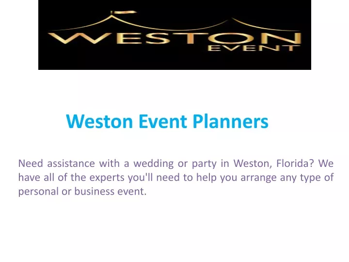 weston e vent planners