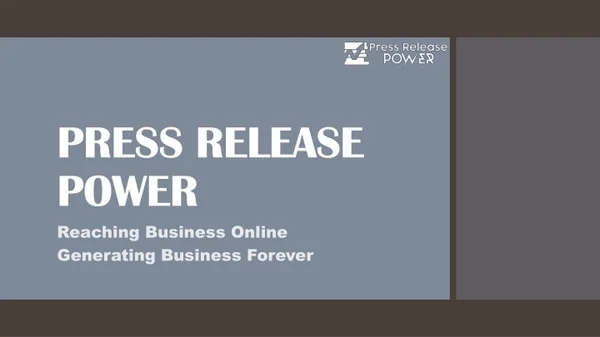 PRESS RELEASE POWER