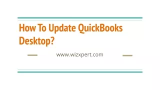 How To Update QuickBooks Desktop_