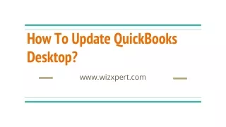 How To Update QuickBooks Desktop_