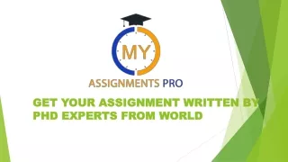 GET YOUR ASSIGNMENT WRITTEN BY PHD EXPERTS FROM