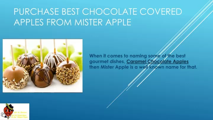 purchase best chocolate covered apples from mister apple