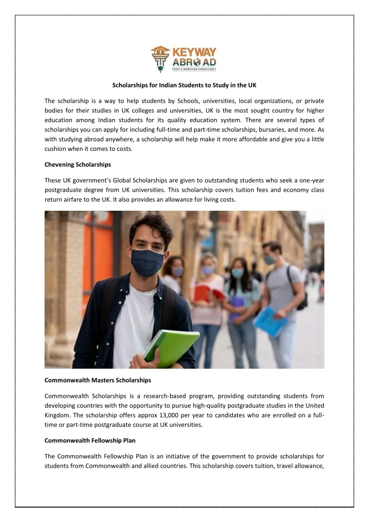 PPT - Scholarships for Indian Students to Study in the UK PowerPoint ...