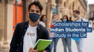 Scholarships for Indian Students to Study in the UK