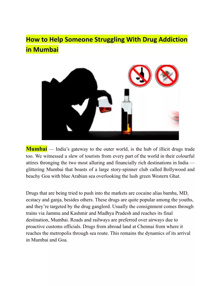 how to help someone struggling with drug