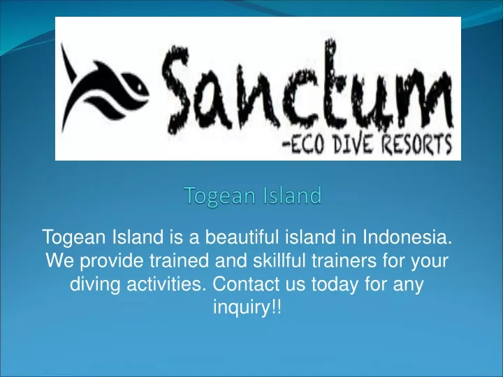 togean island