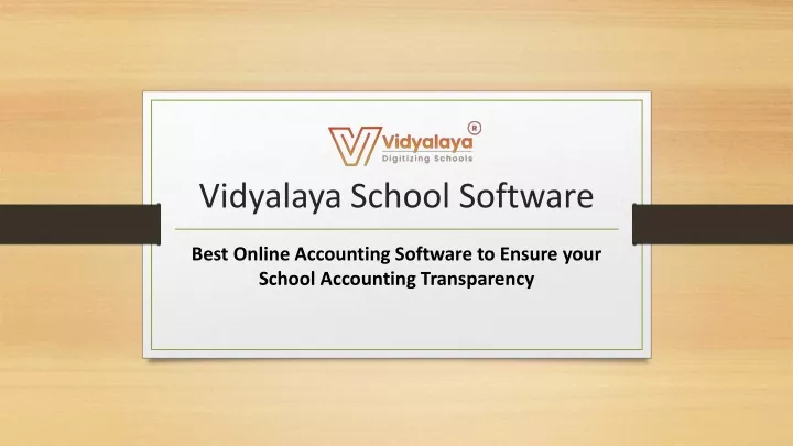 vidyalaya school software