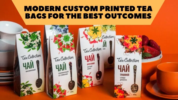 modern c ustom printed tea bags for the best