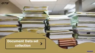 Best Document Data set collection company in AI