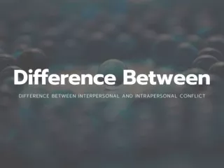 Difference between