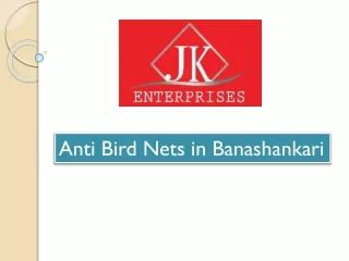 anti bird nets in banashankari
