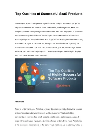 Top Qualities of Successful SaaS Products
