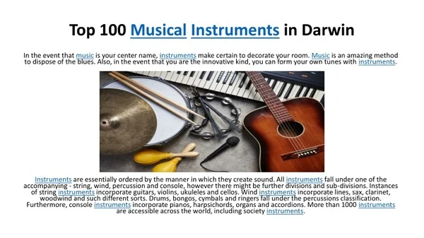 ppt-top-100-musical-instruments-in-darwin-ppt-powerpoint-presentation