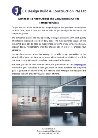 temper glass