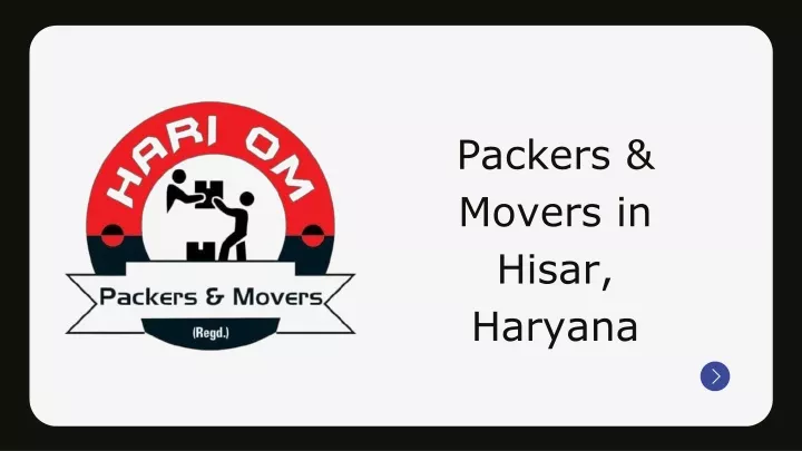 packers movers in hisar haryana