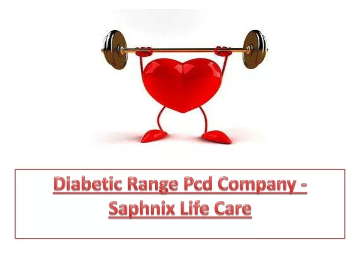 diabetic range pcd company saphnix life care
