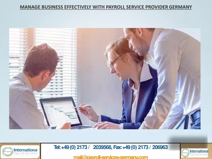 manage business effectively with payroll service