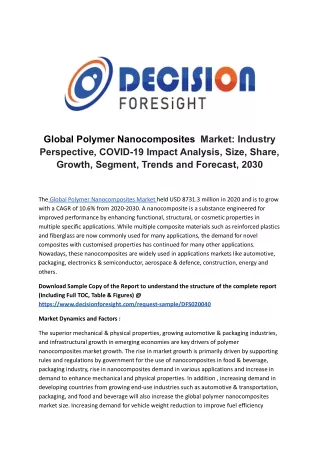 Global Polymer Nanocomposites Market.docx