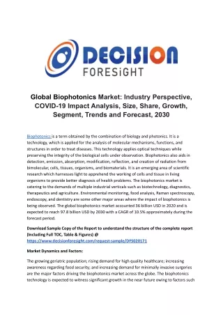 Global Biophotonics Market.docx
