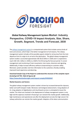 Global Railway Management System Market.docx