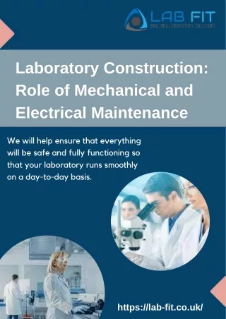 Know Why Mechanical and Electrical Maintenance Is Important?