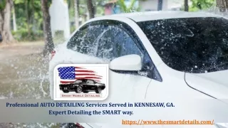 professional auto detailing services served