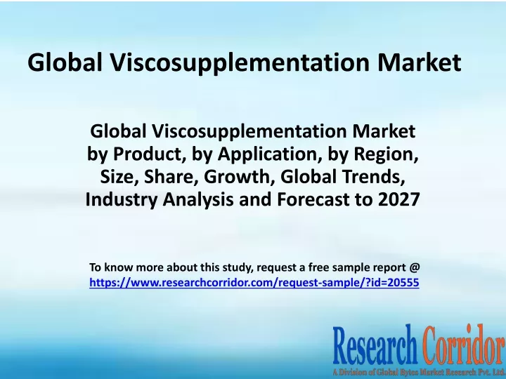global viscosupplementation market
