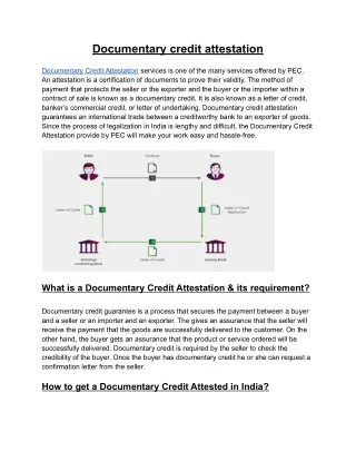 Documentary Credit Attestation