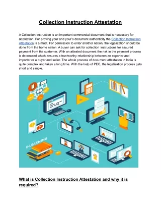 collection instruction attestation