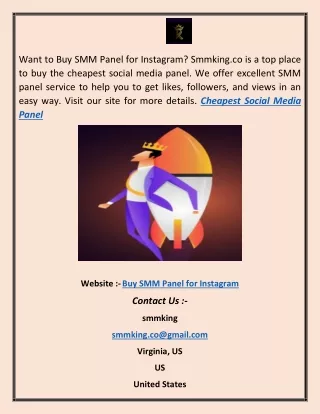 Buy SMM Panel for Instagram dd