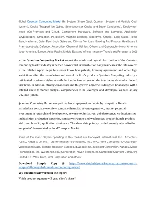 global quantum computing market by system single