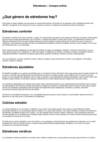 edredones compra online
