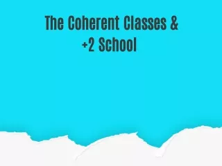 the coherent classes 2 school
