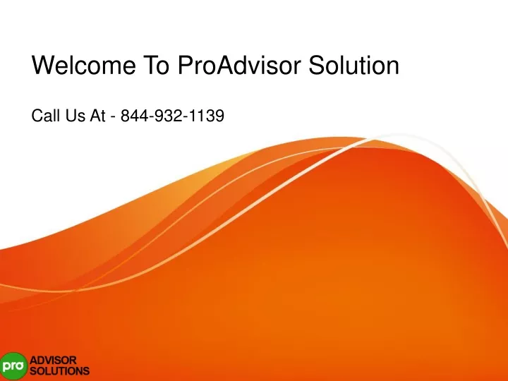 welcome to proadvisor solution
