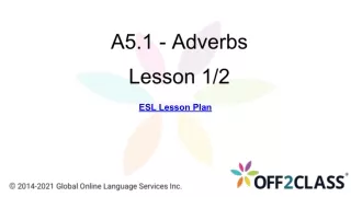 esl lesson plan