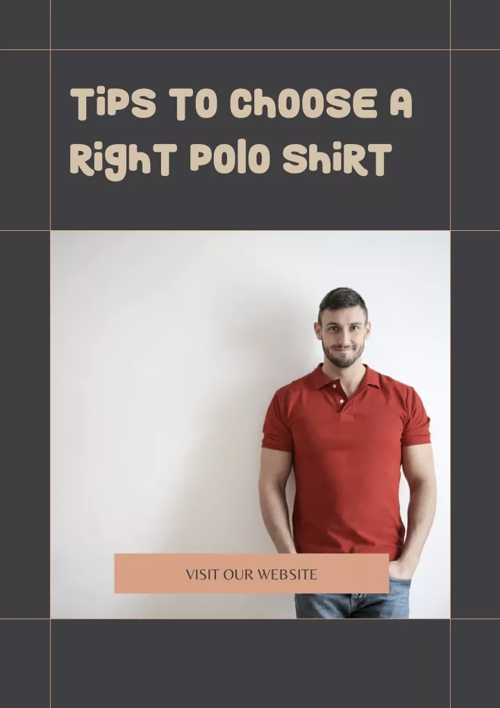 tips to choose a right polo shirt