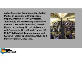 Airline Passenger Communications System Market