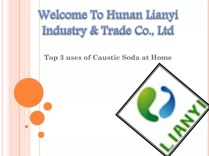 top 3 uses of caustic soda at home